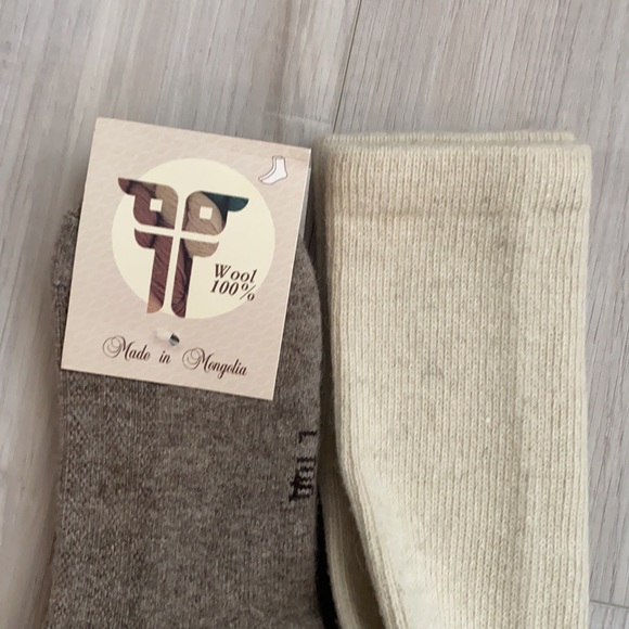 Organic 100% Sheep Wool Thigh High Socks - Picture 6 of 6